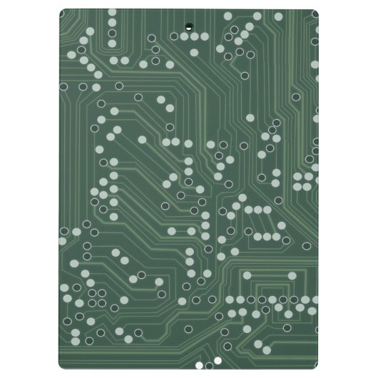 Hintergrundmuster Art des Green Circuit Board Klemmbrett (Rückseite)