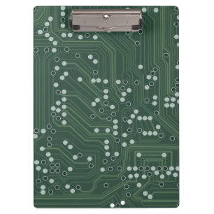 Hintergrundmuster Art des Green Circuit Board Klemmbrett