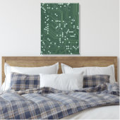 Hintergrundmuster Art des Green Circuit Board Leinwanddruck (Insitu (Schlafzimmer))