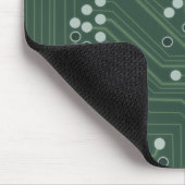 Hintergrundmuster Art des Green Circuit Board Mousepad (Ecke)