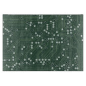 Hintergrundmuster Art des Green Circuit Board Schneidebrett (Vorderseite)