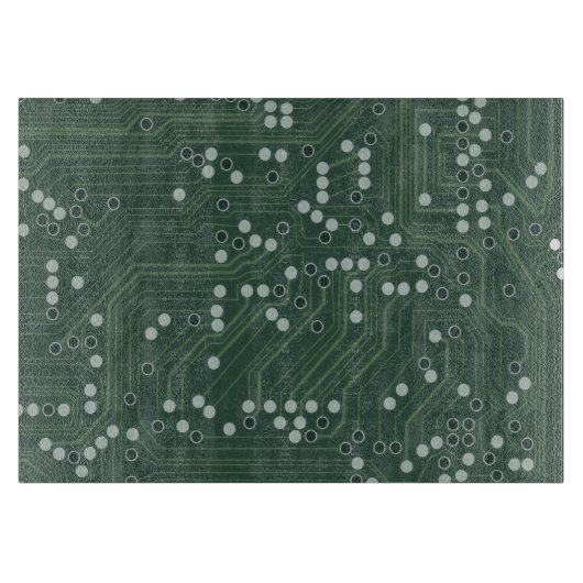 Hintergrundmuster Art des Green Circuit Board Schneidebrett (Vorderseite)