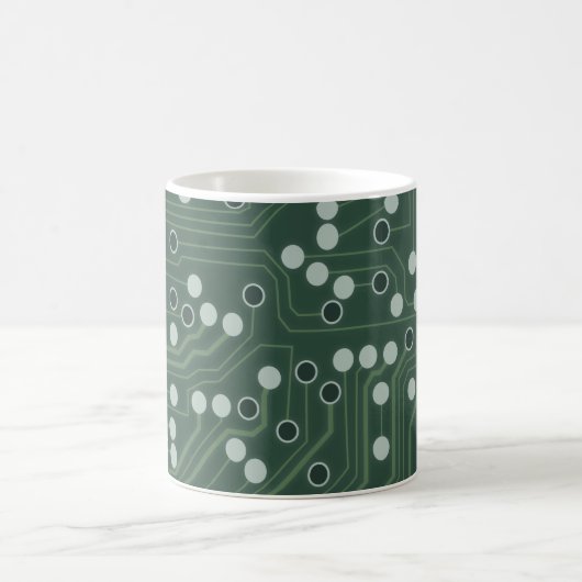 Hintergrundmuster des Art Coffee Kaffeetasse (Mittel)