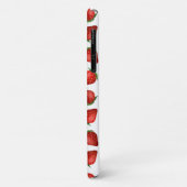 Hintergrundmuster für Minimalistische Erdbeeren Case-Mate iPhone Hülle (Hinten/Links)