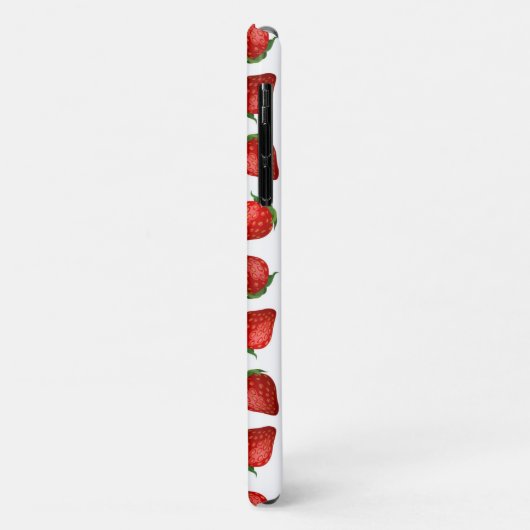 Hintergrundmuster für Minimalistische Erdbeeren Case-Mate iPhone Hülle (Hinten/Links)