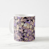 Hintergrundmuster für Vintage Blume Kaffeetasse (Vorderseite Links)