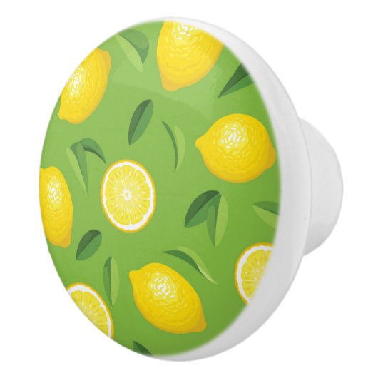 Hintergrundmuster für Zitronen Keramikknauf (Rechts)