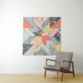 Hintergrundmuster im Vintagen Stil. Patchwork dec Wandteppich (Beispiel (Horizontal))