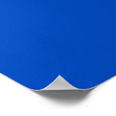 Hintergrundpapier - Bluescreen-Chroma-Taste Poster (Ecke)