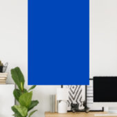 Hintergrundpapier - Bluescreen-Chroma-Taste Poster (Heimbüro)