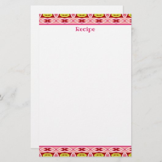 Hintergrundpapier Briefpapier (Vorne/Hinten)