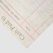 Hintergrundpapier für Junk Journal Ledger Seidenpapier (Ausschnitt)