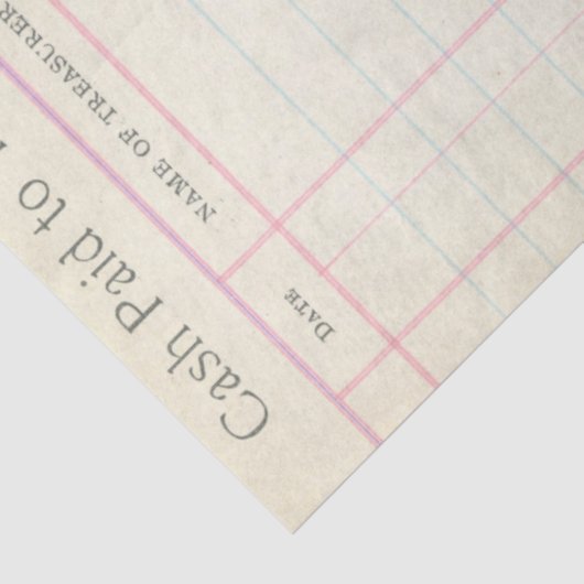 Hintergrundpapier für Junk Journal Ledger Seidenpapier (Ausschnitt)