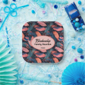 Hintergrundpapier über die farbige Wiedersehen-Fed Pappteller (Party)