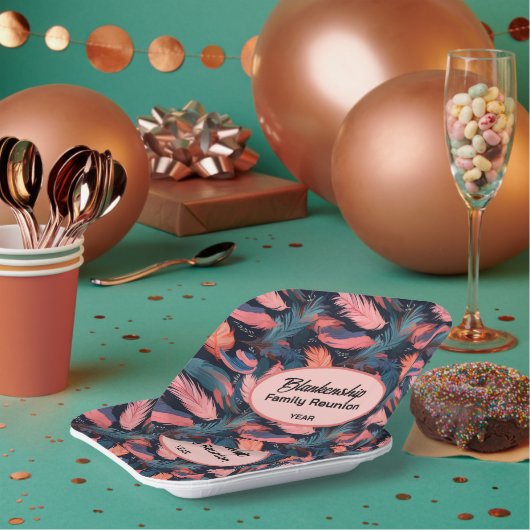 Hintergrundpapier über die farbige Wiedersehen-Fed Pappteller (Multi)