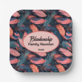 Hintergrundpapier über die farbige Wiedersehen-Fed Pappteller (Vorderseite)