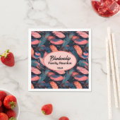 Hintergrundpapier über die farbige Wiedersehen-Fed Serviette (Beispiel)