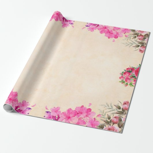 Hintergrundpapier zur Blume Geschenkpapier (Ungerollt)