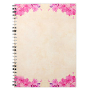 Hintergrundpapier zur Blume Notizblock