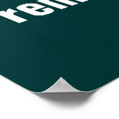 Hintergrundposter-Leerzeichen groß bis klein Siehe Poster (Ecke)