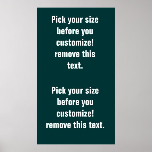 Hintergrundposter-Leerzeichen groß bis klein Siehe Poster (Vorne)