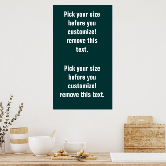 Hintergrundposter-Leerzeichen groß bis klein Siehe Poster (Küche)