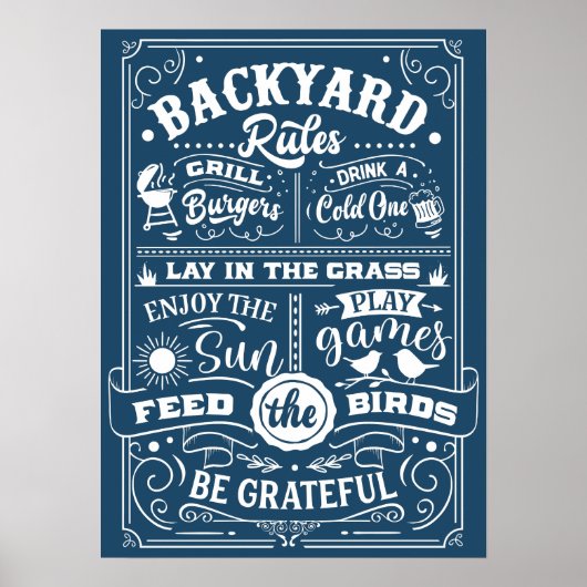 Hintergrundregeln Liste benutzerdefiniertes Hinter Poster (Vorne)