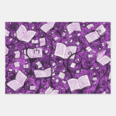 Hintergrundsammlung der Bücher 2 Geschenkpapier Set (Vorderseite)