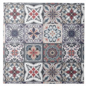 Hintergrundspuren/Talavera inspiriert Fliesen 2 (Vorderseite)