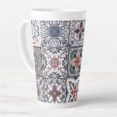 Hintergrundspuren/Talavera inspiriert Fliesen 2 Milchtasse (Linke Ecke)