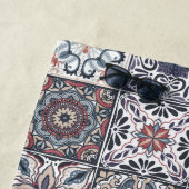 Hintergrundspuren/Talavera inspiriert Fliesen 2 Strandtuch (Beispiel)