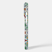 Hintergrundspuren/Talavera-inspirierte Fliesen Case-Mate iPhone Hülle (Rückseite / Links)