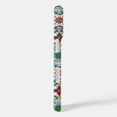 Hintergrundspuren/Talavera-inspirierte Fliesen Case-Mate iPhone Hülle (Rückseite / Rechts)