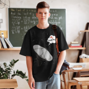 Hintergrundstars für Satellitenbildschirme Phrase  T-Shirt