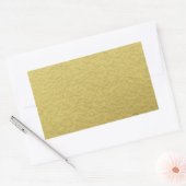 Hintergrundtextur der Goldfolie Rechteckiger Aufkleber (Umschlag)