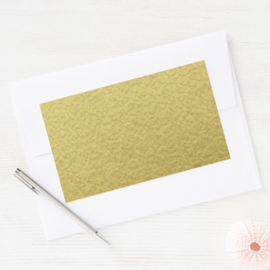 Hintergrundtextur der Goldfolie Rechteckiger Aufkleber (Umschlag)