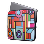 Hintergrundtextur der Steinmauer. Hintergrund und Laptopschutzhülle (Vorderseite Links)