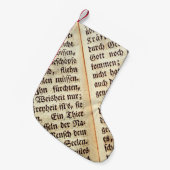 Hintergrundtextur eines Buches Kleiner Weihnachtsstrumpf (Vorderansicht (hängend))