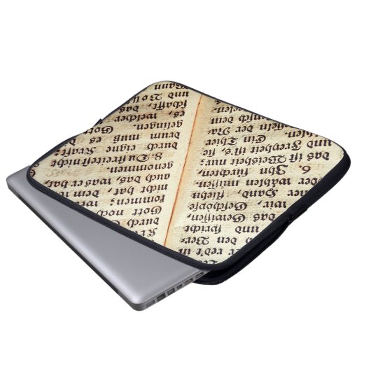 Hintergrundtextur eines Buches Laptopschutzhülle (Vorne Knopf)