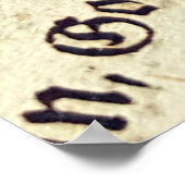 Hintergrundtextur eines Buches Poster (Ecke)