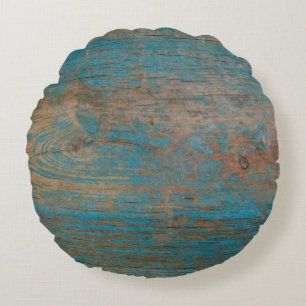 Hintergrundtextur Holz Rundes Kissen