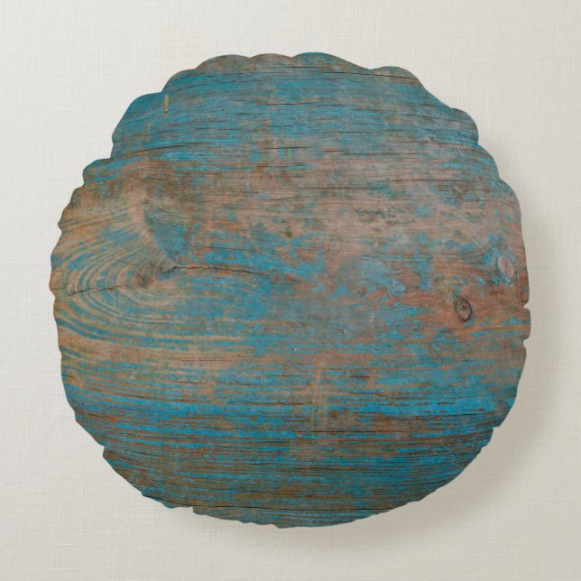 Hintergrundtextur Holz Rundes Kissen (Vorderseite)