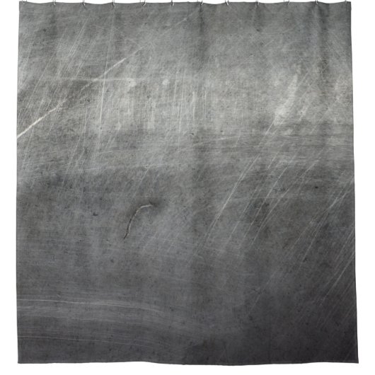 Hintergrundtextur Metallkratzer Duschvorhang (Vorderseite)