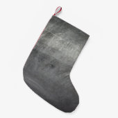 Hintergrundtextur Metallkratzer Kleiner Weihnachtsstrumpf (Vorderansicht (hängend))
