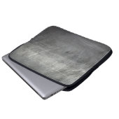 Hintergrundtextur Metallkratzer Laptopschutzhülle (Vorne Knopf)