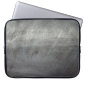 Hintergrundtextur Metallkratzer Laptopschutzhülle (Vorderseite)