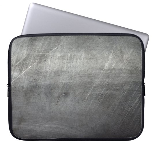 Hintergrundtextur Metallkratzer Laptopschutzhülle (Vorderseite)