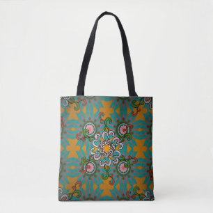 Hintergrundtextur, Tapete, Blumenmotiv im Protokol Tasche
