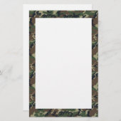 Hintergrundvorlage für die Waldfläche Briefpapier (Vorne/Hinten)