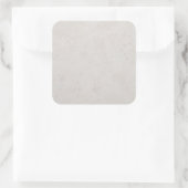 Hintergrundvorlage für graue Marble Stone Quadratischer Aufkleber (Tasche)